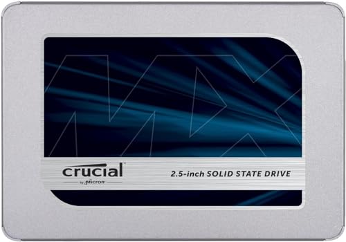 Crucial MX500 2TB 3D NAND SATA 2,5 Zoll Interne SSD, Bis zu 560 MB/s - CT2000MX500SSD1, Festkörper-Laufwerk