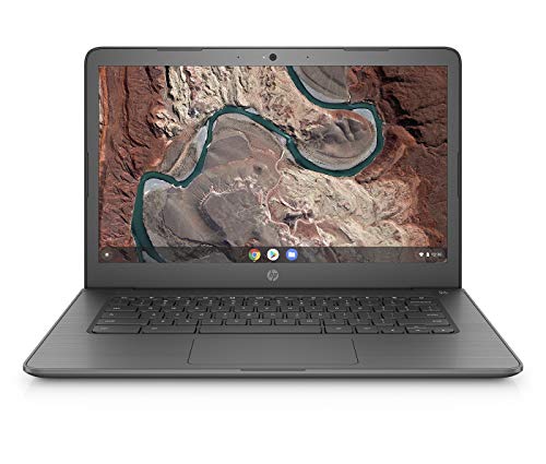 HP Chromebook 14-db0002ng (14 Zoll / Full HD) Laptop (AMD A4-9120 APU, 4GB DDR4 RAM, 64GB eMMC, AMD Radeon R2, Chrome OS) chalkboard grey