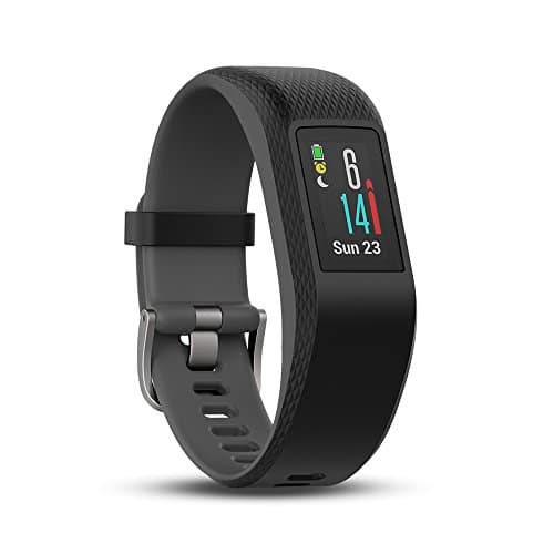 Garmin Vívosport GPS-Fitness-Tracker, 24/7 Herzfrequenzmessung am Handgelenk, integriertes GPS, vorinstallierte Lauf-App, Hochauflösendes Farb-Touchdisplay, 010-01789-02
