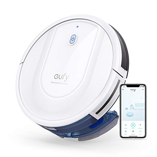 eufy RoboVac G10 Hybrid Saugroboter mit Wischfunktion, 2-in-1 Roboterstaubsauger mit Smart Dynamic Navigation, 2000Pa Saugkraft, Extrem dünn, Leiser Betrieb, Selbstaufladend, ideal für Hartböden