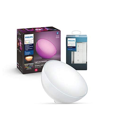 Phillips Hue White & Col. Amb. Go Tischleuchte + Wireless Dimming Schalter