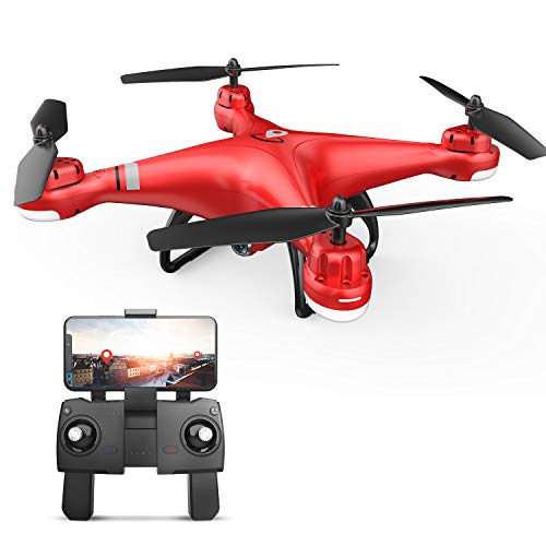 Eanling GPS Drohne HS110G mit 1080P HD Kamera,Wifi FPV Live Übertragung,RC Quadrocopter ferngesteuert mit Live Video,auto Rückkehr,längere Flugzeit,angelegte Flugpfade,Follow Me für Kind und Anfänger