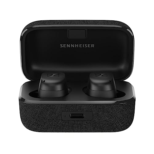 Sennheiser MOMENTUM True Wireless 3 — Bluetooth-In-Ear-Kopfhörer für Musik und Anrufe mit adaptiver Geräuschunterdrückung und 28 Stunden Akkulaufzeit, schwarz