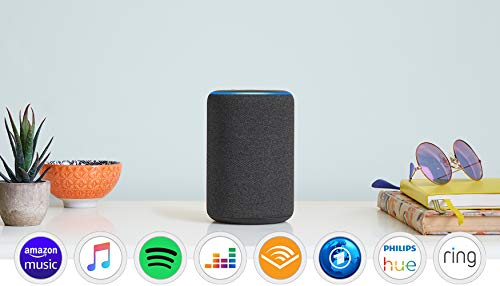 Amazon Echo (3. Generation), smarter Lautsprecher mit Alexa, Anthrazit Stoff