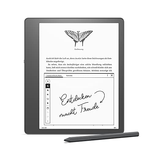 Kindle Scribe (16 GB) – der erste Kindle zum Lesen, Schreiben, Zeichnen und Führen von Tagebüchern, mit Paperwhite-Bildschirm (10,2 Zoll, 300 ppi) und Premium-Eingabestift | 32GB