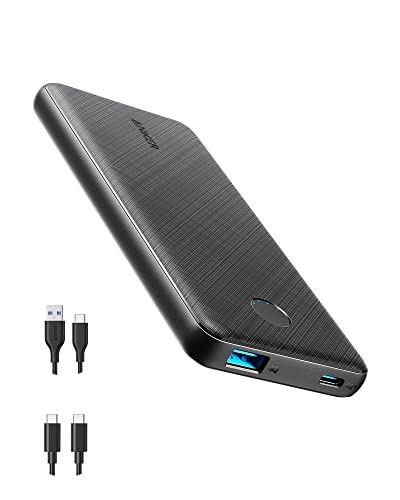 Anker 523 Powerbank, 20W 10000mAh Power Delivery Powerbank, externer USB-C Akku, kompatibel mit iPhone 12/12 mini/12 Pro/12 Pro Max, S10, Pixel 3 (Netzteil Nicht im Lieferumfang enthalten)
