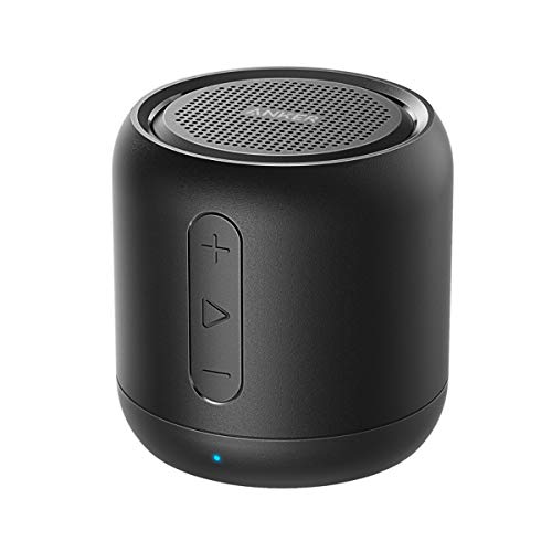 Anker SoundCore Mini Super Mobiler Bluetooth Lautsprecher Speaker mit 15 Stunden Spielzeit, 20 Meter Bluetooth Reichweite und Starkem Bass (Schwarz)
