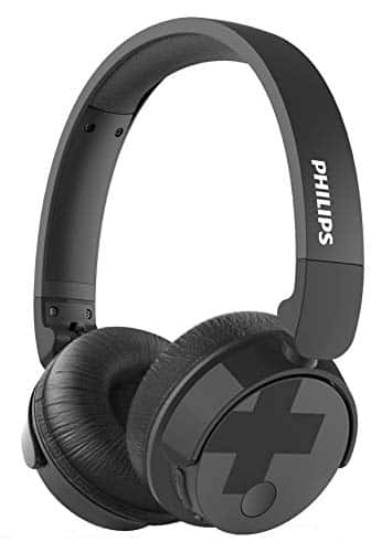 Philips Kopfhörer On Ear BH305BK/00 On Ear Kopfhörer (Bluetooth, Voluminöse Bässe, Aktive Geräuschunterdrückung, 18 Stunden Akkulaufzeit, Faltbar) Schwarz