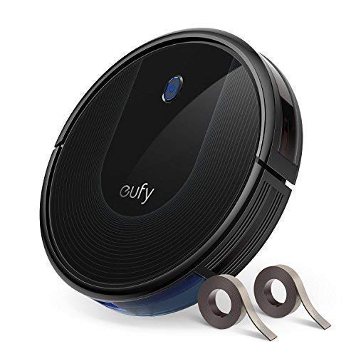 eufy by Anker RoboVac 30 Saugroboter, Enorm schlank mit 1500Pa Saugkraft, 4 Meter lange Abgrenzungsstreifen inklusive, Geräuscharme Funktion, ideal für Haustierbesitzer, Für Hartböden und Teppiche