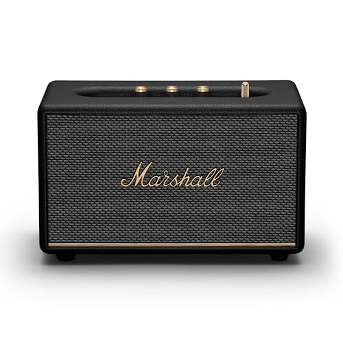 Marshall Acton III Bluetooth-Lautsprecher, Kabellos – Schwarz