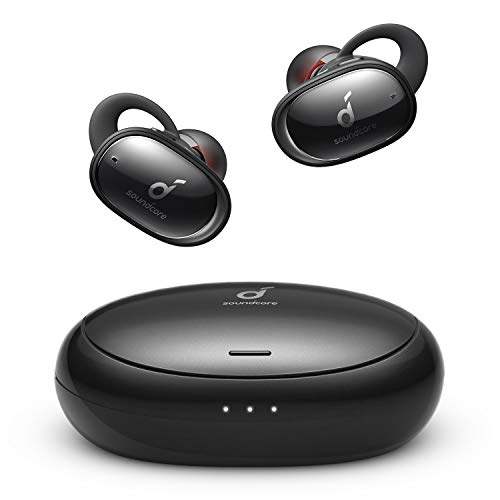 Soundcore by Anker Liberty 2 True Wireless Kopfhörer, Bluetooth Kopfhörer mit Diamanten-Audiotreiber, 32 Stunden Akkulaufzeit, personalisierter HearID Sound, Bluetooth 5, fester Halt, 4 Mikrofone