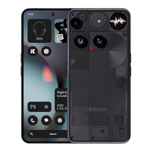 Nothing Phone (3) – Smartphone mit 50 MP Triple-Kamera, 24h Silizium-Kohlenstoff Akku, 6,67