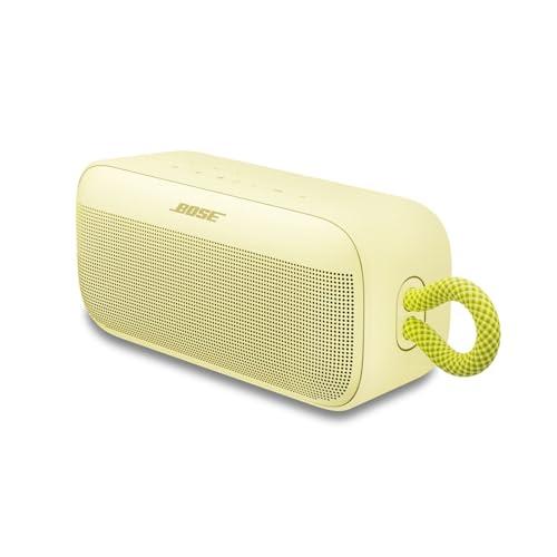 Bose Neu SoundLink Plus: Bluetooth-Boombox, kabelloser Außen-Lautsprecher mit bis zu 20 Stunden Akkulaufzeit, Citrus Yellow - Limited Edition