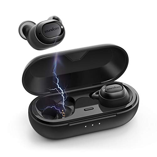 Soundcore Liberty Lite Bluetooth Kopfhörer True Wireless TWS in ear Kopfhörer von Anker, Kabellose Kopfhörer mit 12 Stunden Akkulaufzeit, Verbesserter Sound, Mikrofon und Bluetooth 5.0