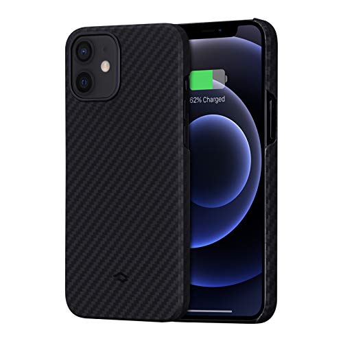 pitaka MagEZ Case, ultradünn, magnetische Hülle für iPhone 12(6,1