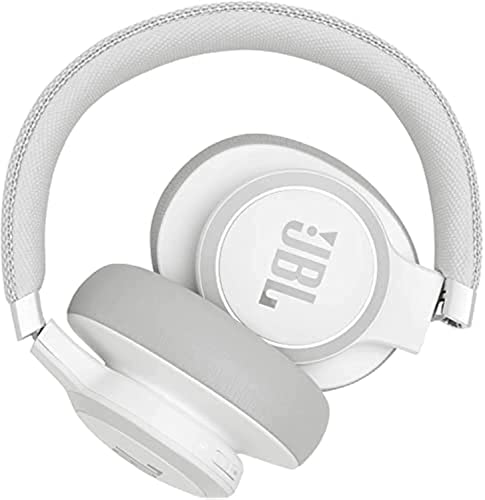 JBL LIVE 650BTNC kabellose Over-Ear Kopfhörer in Blau – Bluetooth Ohrhörer mit Noise Cancelling, langer Akkulaufzeit & Alexa-Integration – Unterwegs Musik hören und telefonieren