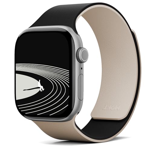 MOFT Ersatzarmband Kompatibel mit Apple Watch Armband 40/41/42/38mm Damen Herren, Doppelseitiges Magnetisches Silikon Armband für iWatch Series 11/10/9/8/7/SE/6/5/4/3/2/1