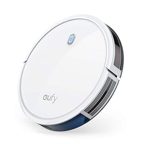 eufy by Anker Saugroboter RoboVac 11S (Slim) mit BoostIQ, Superschlank, Starke 1300Pa Saugkraft, geräuscharmer Betrieb, Selbstaufladender Roboterstaubsauger, ideal für Haustierbesitzer (Weiß)