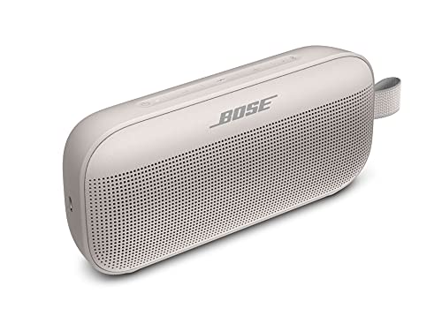Bose SoundLink Flex Bluetooth Speaker – kabelloser, wasserdichter, tragbarer Outdoor-Lautsprecher – Weiß