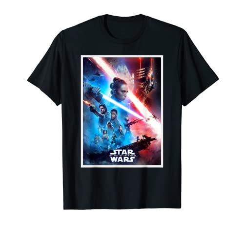 Star Wars The Rise of Skywalker Characters Movie Poster T-Shirt