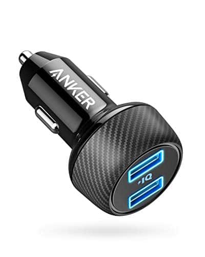 Anker PowerDrive 2 Elite Kompaktes 24W Kfz Ladegerät Dual Port Auto Ladegerät mit PowerIQ Technologie für Apple, Samsung, andere iOS oder Android Handys und Tablets