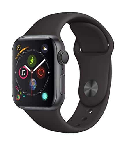 Apple Watch Series 4 (GPS, 40mm) Aluminiumgehäuse Silber - Sportarmband Weiß