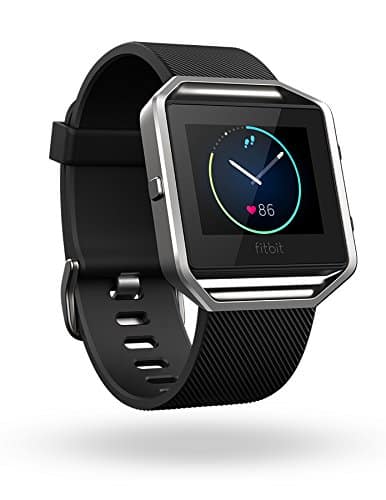 Fitbit Unisex Fitness Uhr Blaze, Schwarz, S