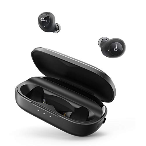 soundcore Liberty True Wireless Bluetooth Kopfhörer, 100 Stunden Akkulaufzeit, Graphene-Klangprofil, Blitzschnelles Aufladen, Schweißfest & wasserdicht, mit Smart AI, Stereo Funktion für Anrufe