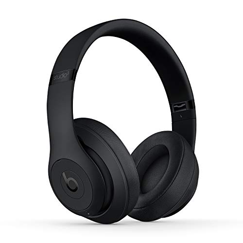 Beats Studio3 Over-Ear Bluetooth Kopfhörer mit Noise-Cancelling – Apple W1 Chip, Bluetooth der Klasse 1, aktives Noise-Cancelling, 22 Stunden Wiedergabe – Matt-schwarz