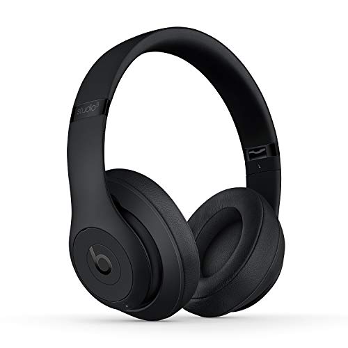 Beats Studio3 Over-Ear Bluetooth Kopfhörer mit Noise-Cancelling – Apple W1 Chip, Bluetooth der Klasse 1, aktives Noise-Cancelling, 22 Stunden Wiedergabe – Matt-schwarz