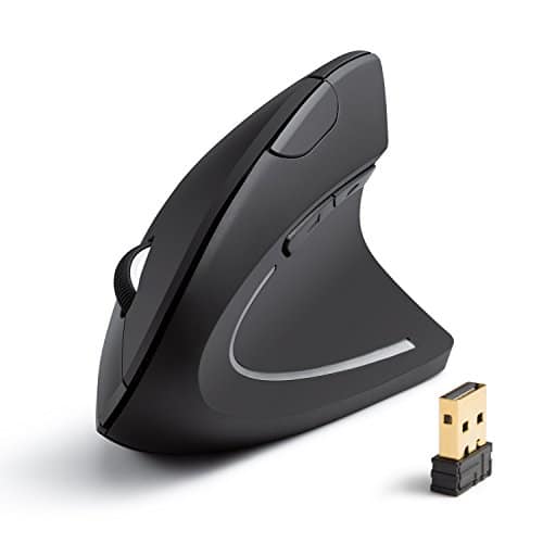 Anker 2.4G Wireless Maus Vertikale Ergonomische Funkmaus Vertical Mouse Kabellos für Windows, Mac OS, USB, 800/1200/1600 DPI, 5 Tasten