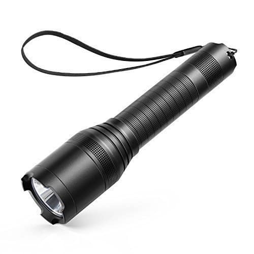 Anker LC90 LED Taschenlampe, IP65 Wasserfest, Super Helle 900 Lumen CREE LED, 5 Licht Modi, Wiederaufladbare Taschenlampe mit Zoom für Camping, Wandern und Notfälle ( Inklusive 18650 Batterie )