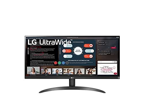 LG 29WP500-B 73 cm (29 Zoll) FHD UltraWide Monitor (IPS-Panel, HDR10, FreeSync), schwarz