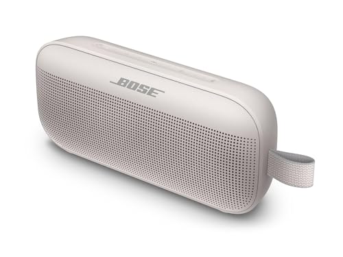 Bose SoundLink Flex Bluetooth Speaker – kabelloser, wasserdichter, tragbarer Outdoor-Lautsprecher – Weiß
