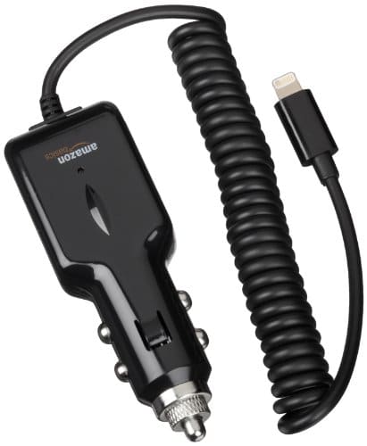 AmazonBasics Lightning-Autoladegerät für iPhone, iPad und iPod (2.1A Ausgangsleistung)