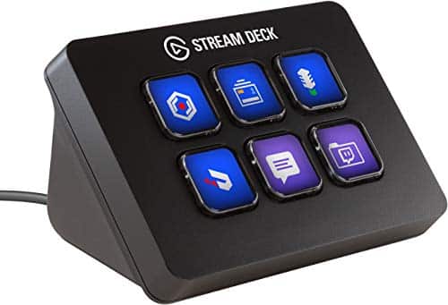Elgato Stream Deck Mini – kompakter Studio-Controller, 6 Tasten, auslösen von Aktion in Apps und Software wie OBS, Twitch, YouTube und anderen, für Mac und PC, Schwarz