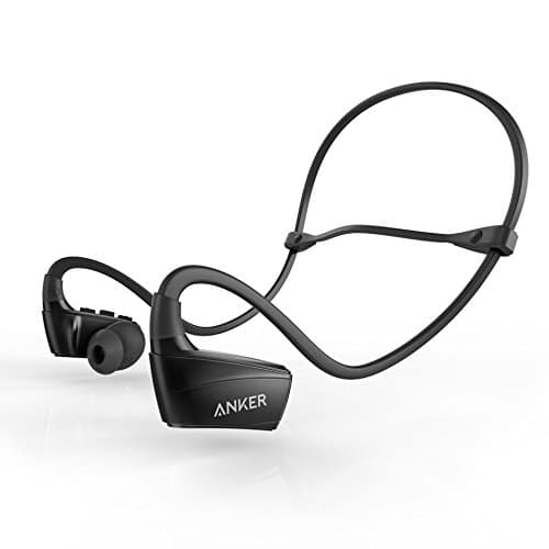 Anker SoundBuds Sport NB10 Bluetooth Kopfhörer, Bluetooth 4.1 Sport Ohrhörer, 12 mm Audio Treiber, IPX-5, Schweißfest, Fester Halt mit Einstellbaren Halsband für Ihr Training, Fitness und Joggen