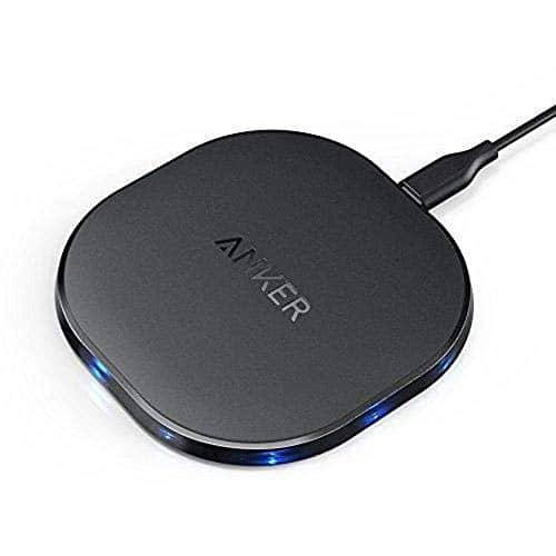 Anker - Wireless Charger, 10W Qi-Zertifiziertes Kabelloses Leistungsstarkes Induktives Ladegerät für Samsung S9/ S8/ S8+, iPhone XS Max/ XR/ XS/ X/ iPhone 8/ 8 Plus, Nexus,HTC, LG und viele mehr