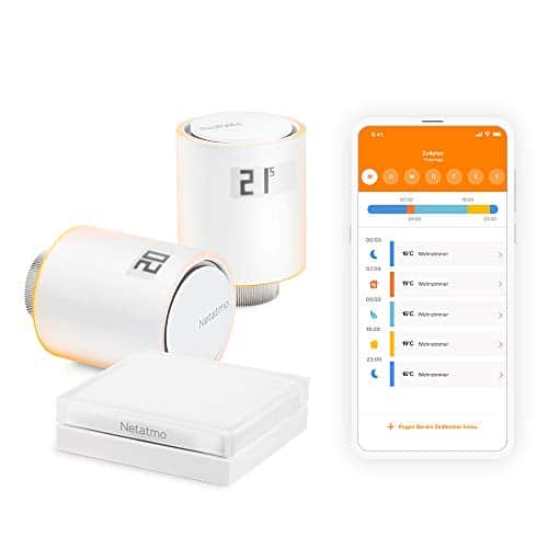 Netatmo Smarte Wlan Heizkörperthermostate Starterpaket Zur Steuerung von Heizkörpern (ohne eigene Heizungsanlage), NVP-DE
