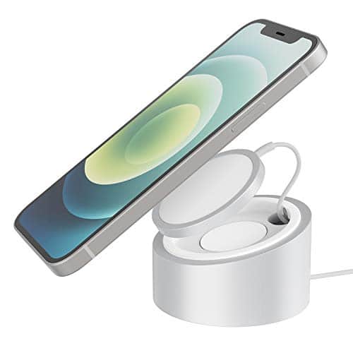Stouchi Ständer Kompatibel mit Mag Safe Ladegerät Heavy Duty Premium Metal Mag Safe Halterung Holder für iPhone 12/ iPhone 13/iPhone 14(Hinweis: Mag-Safe Ladegerät Nicht im Lieferumfang enthalten)