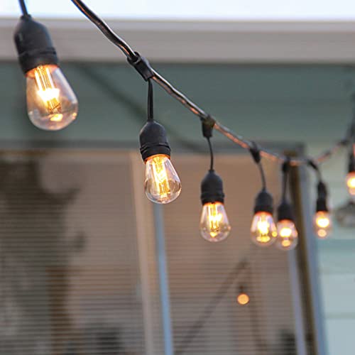 LITE BULB MOMENTS Smart Outdoor Light Chain | 10 Meter, 10 x Globe Vintage | Wasserfeste Lichterkette für Innen- und Außenbereich IP65 | Smart | Steuerung per App | +16 Millionen Farben