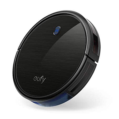 Saugroboter eufy by Anker RoboVac 11S (Slim) mit BoostIQ, Superschlank, Starke 1300Pa Saugkraft, Selbstaufladender Roboterstaubsauger, ideal für Haustierbesitzer, Reinigt harte Böden,Teppiche,Hartholz