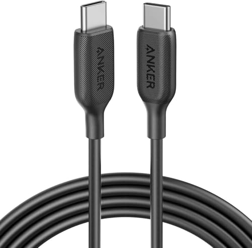 Anker Powerline III USB-C auf USB-C Schnellladekabel (1,8 m), 60 W Power Delivery (PD), Aufladen für Apple MacBook, iPad Pro, Samsung Galaxy S10 Plus, S9, S8 Plus, Pixel und mehr