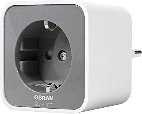 OSRAM Smart+ Plug, ZigBee schaltbare Steckdose, für die Lichtsteuerung in Ihrem Smart Home, Direkt kompatibel mit Echo Plus und Echo Show (2. Gen.), Kompatibel mit Philips Hue Bridge