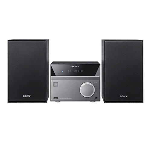 Sony CMT-SBT40D Micro-HiFi System (50 Watt, CD/DVD-Player, FM/AM-Tuner, Bluetooth, NFC, USB) schwarz