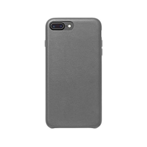Amazon Basics schmale PU Hülle/Case für iPhone 7 Plus Dunkelgrau