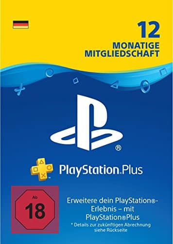 PlayStation Plus Mitgliedschaft | 12 Monate | deutsches Konto | PS4 Download Code