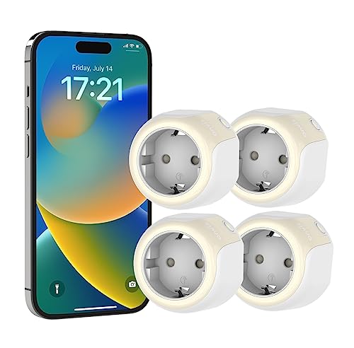 Onvis Smarte Steckdose Matter, Thread Smart Plug (4 Stück)