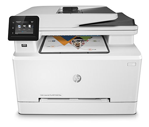 HP Color LaserJet Pro M281fdw Multifunktions-Farblaserdrucker, Laserdrucker (Drucken, scannen, kopieren, Faxen, WLAN, LAN, Duplex, Airprint) weiß
