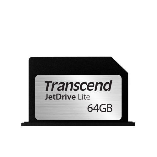 Transcend 64 GB JetDrive Lite extra Speicher-Erweiterungskarte für MacBook Pro (Retina) 13'', angepasst und abschließend mit dem Karten-Slot (Generation Ende 2012- Anfang 2015), TS64GJDL330
